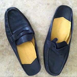 Cole Haan Soft Leather Midnight Navy Blue Loafers